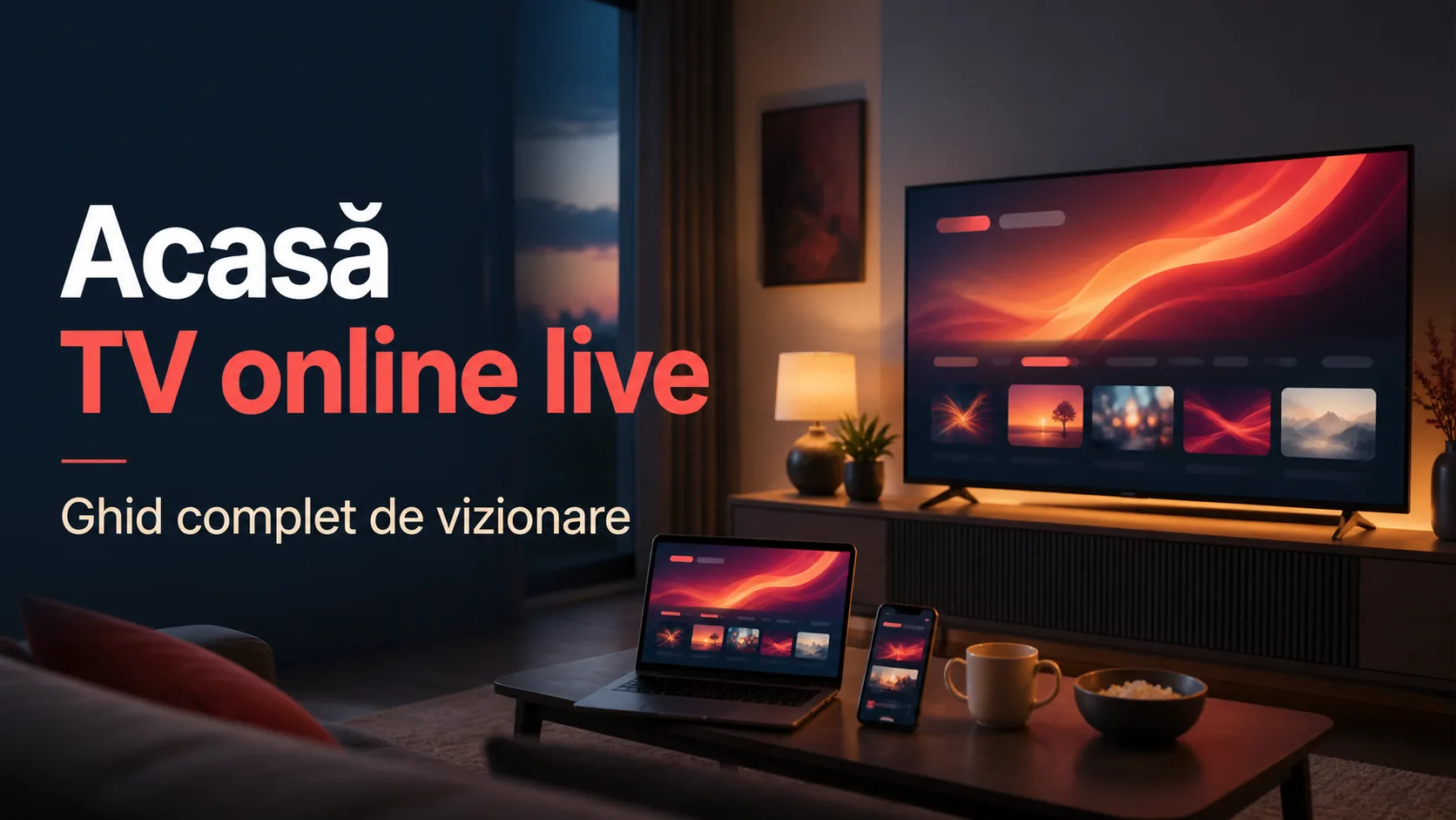 Acasă TV online live — ghid complet de vizionare