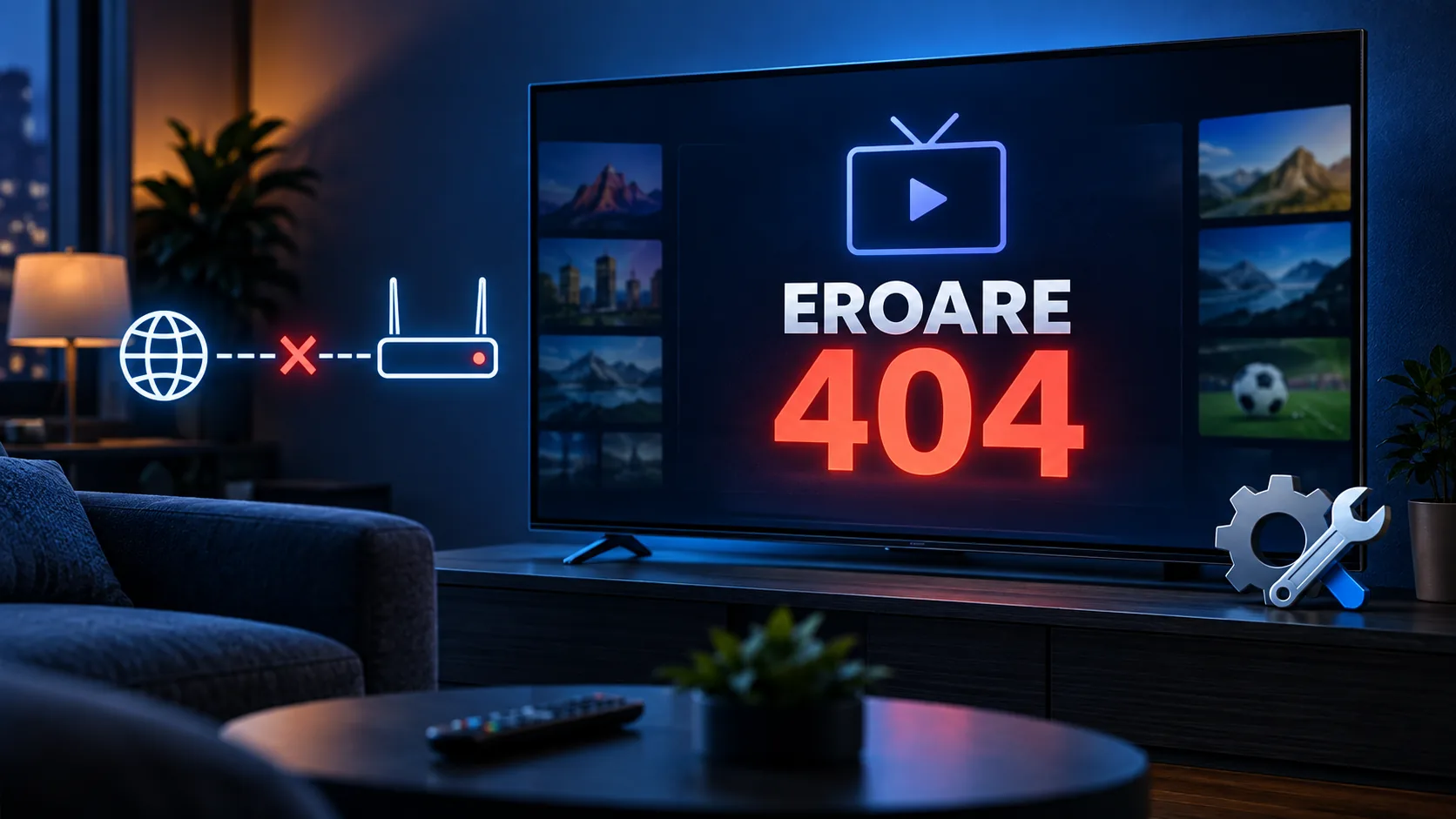 Eroare 404 la un canal IPTV: cauze și soluții
