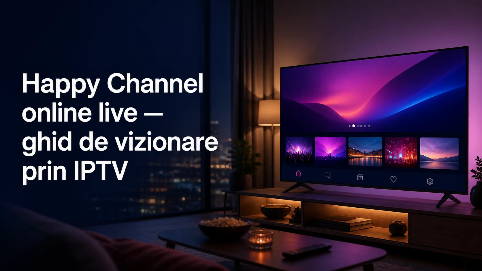 Happy Channel online live — ghid de vizionare prin IPTV