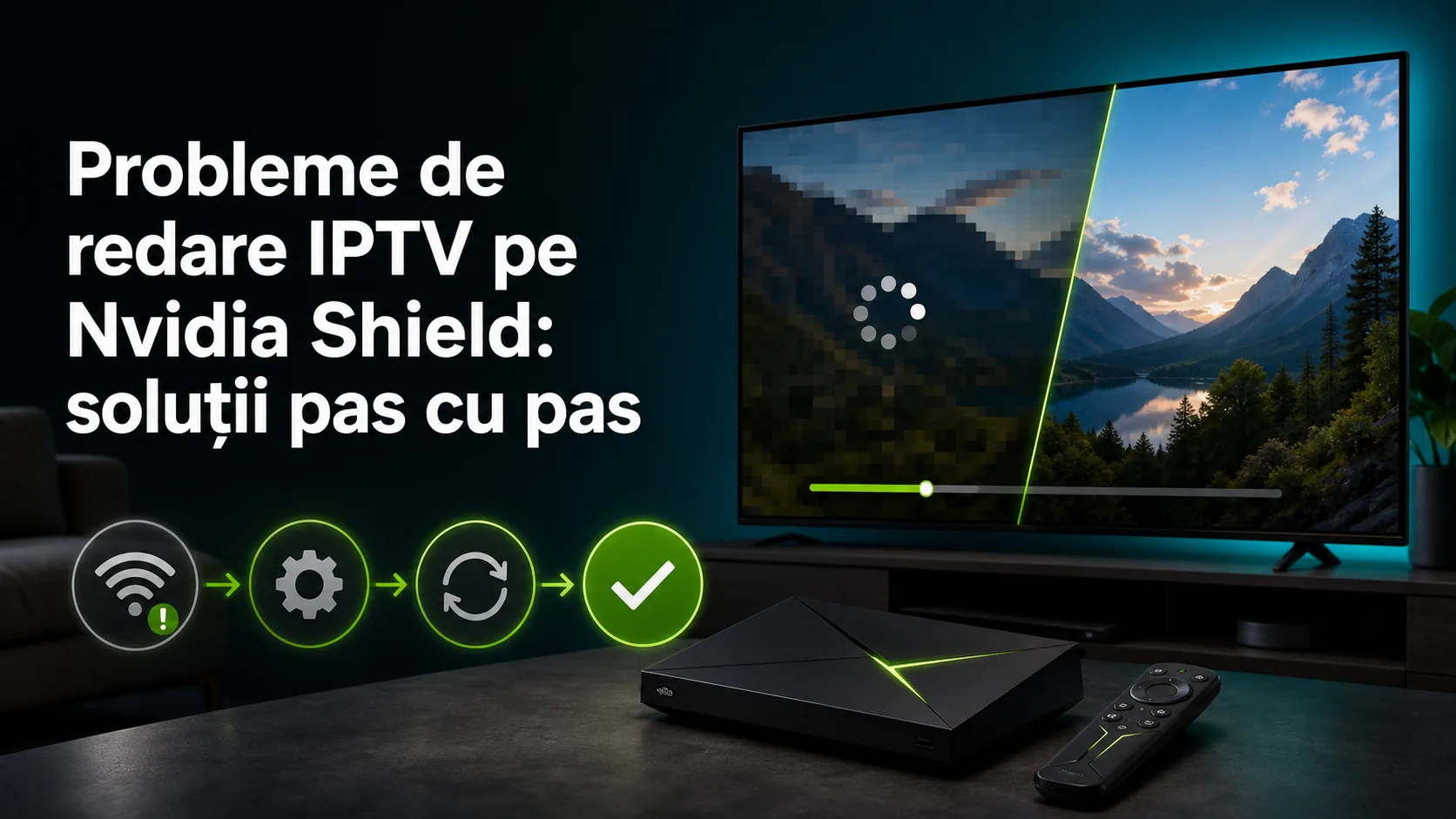 Probleme de redare IPTV pe Nvidia Shield: soluții pas cu pas