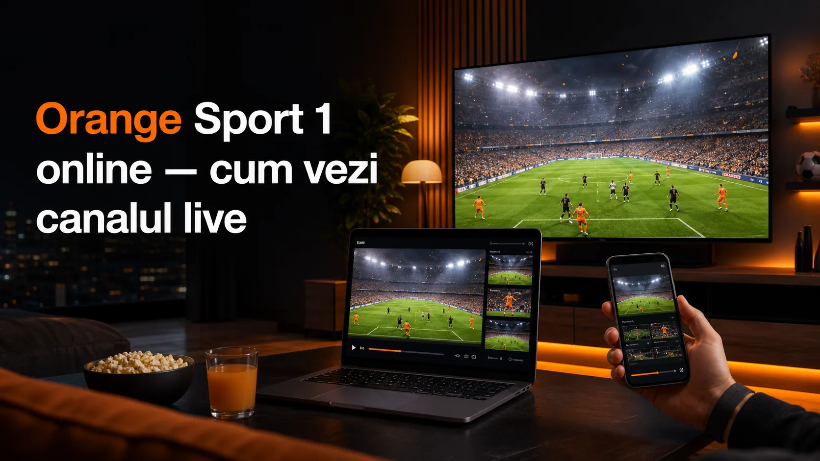 Orange Sport 1 online — cum vezi canalul live